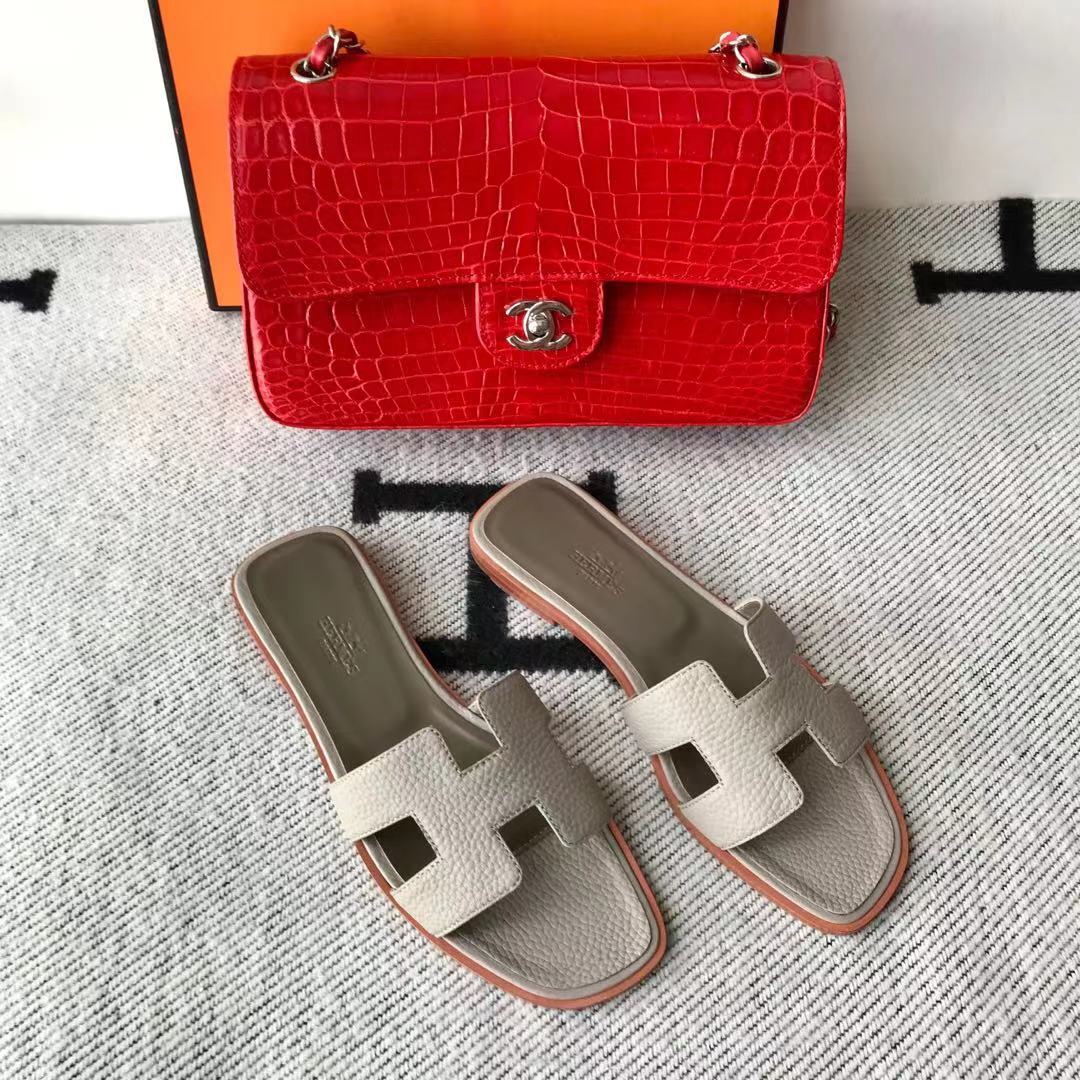 에르메스 올수공 오란 슬리퍼 샌들 토고 22